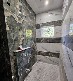 Unfinished washroom